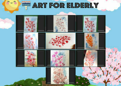 Art For Elderly - Cherry Blossoms